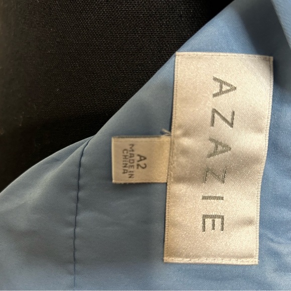 Azazie Alani Bridesmaid Dress in Steel Blue, size A2. NWT - Picture 3 of 7